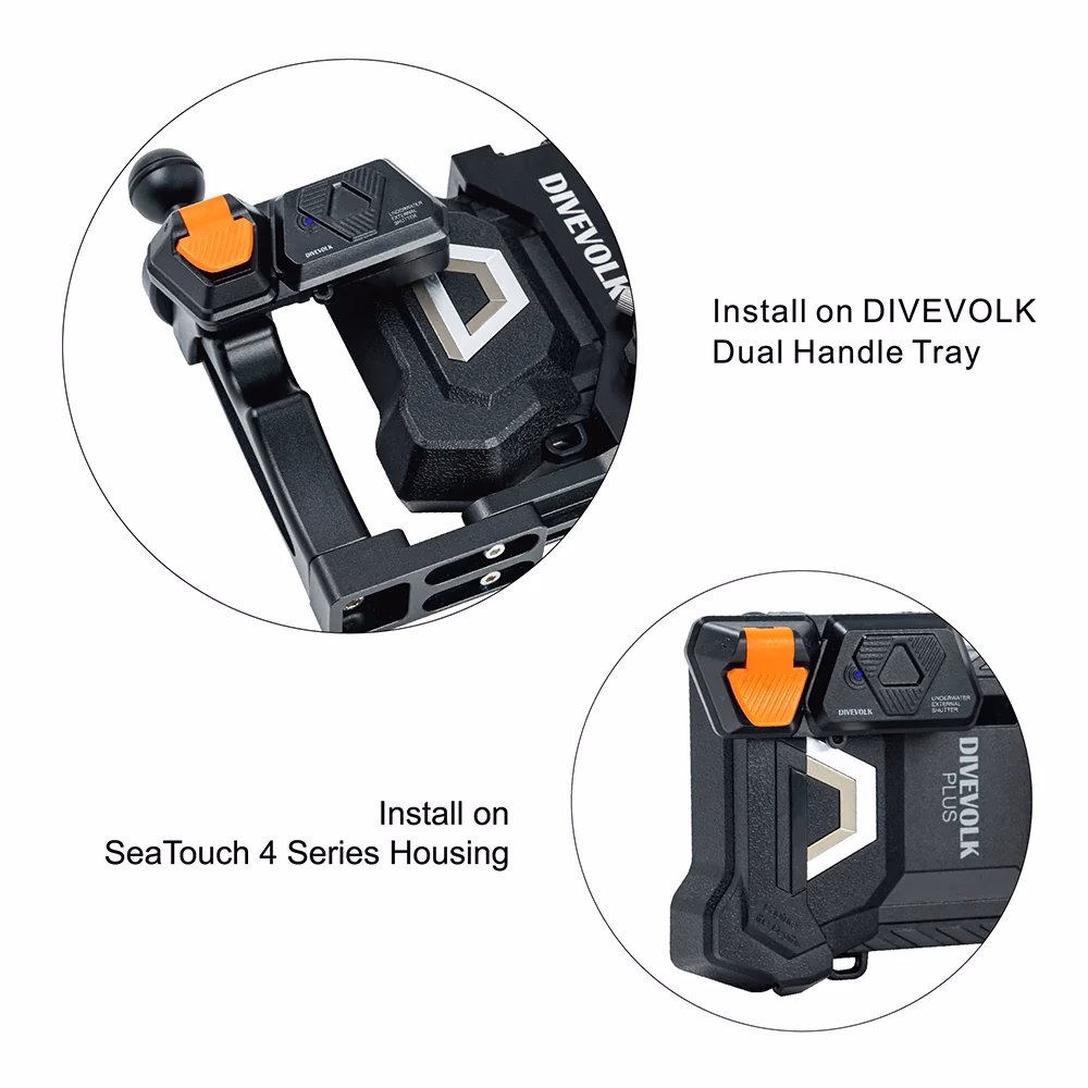 DIVEVOLK Underwater External Shutter for Seatouch 4 Max Series Housing Sale price - Image 4