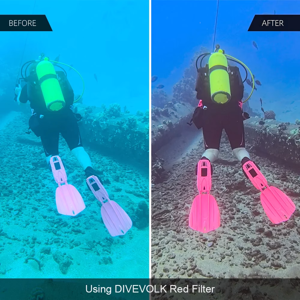 DIVEVOLK SeaTouch 4 Max Plus Underwater Housing Filter Kit - Image 9